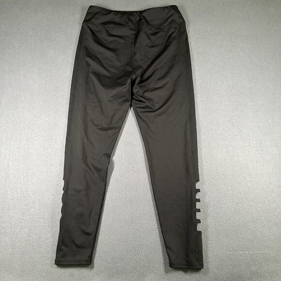 Hollister Leggings Womens Large Black Cut Out Ankle Pocket Activewear Yoga Gym - Picture 9 of 10